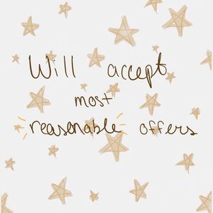 Will accept most reasonable offers!